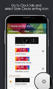 How to get Black Orbit Clock lastet apk for android