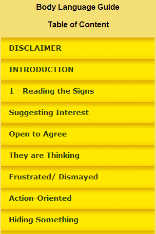 Body Language Guide
