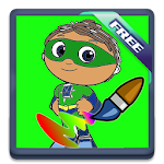 Cover Image of ダウンロード SuperWhy Coloring Fun Kids 1.0 APK