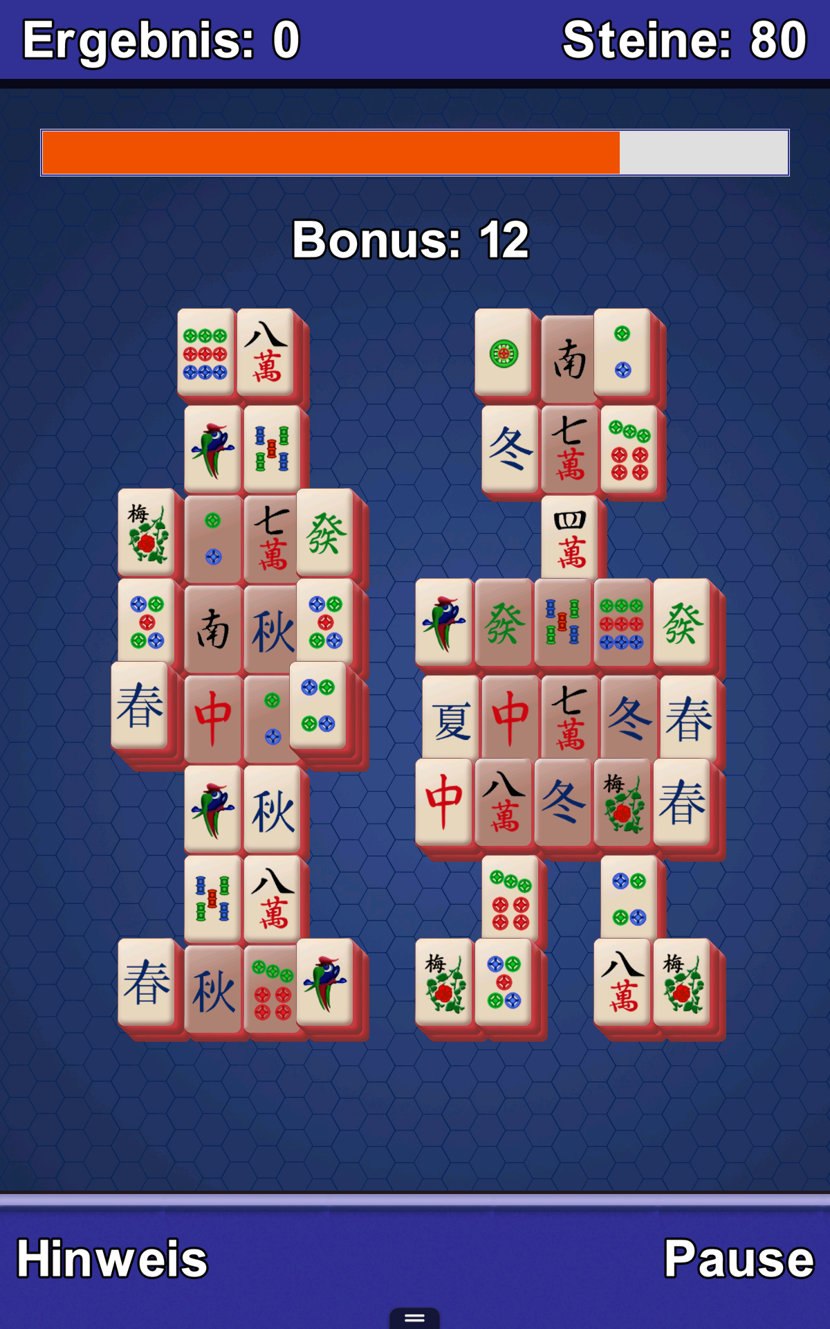 Android application Mahjong screenshort