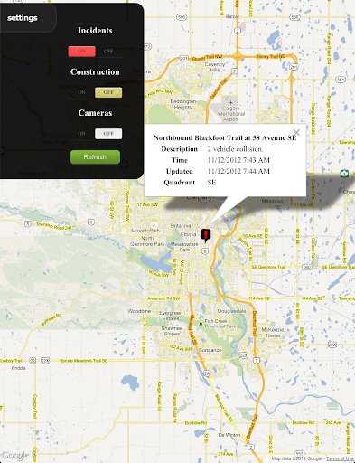 【免費交通運輸App】Calgary Live Traffic-APP點子