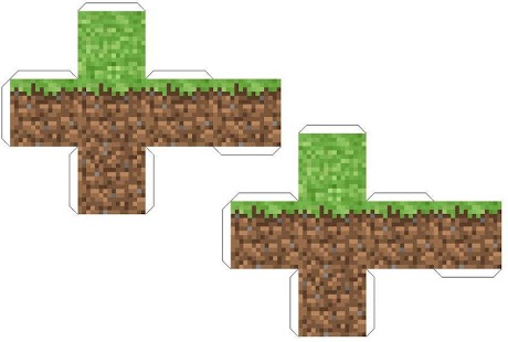 Papercraft papercraft pack Hot Minecraft  minecraft secroid(ã»ã­ã¥ã­ã¤ã)  overworld shelter