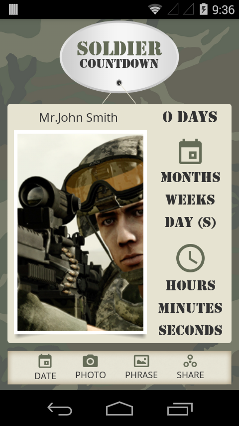 Soldier Countdown Screen 2