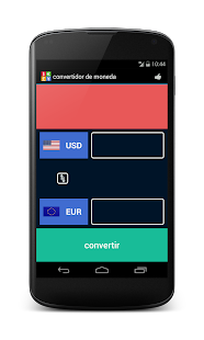 Captura de pantalla de la aplicacion Android Currency Converter