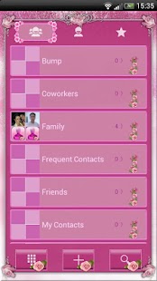 How to get exDialer Pink Roses Theme 1.02 mod apk for bluestacks