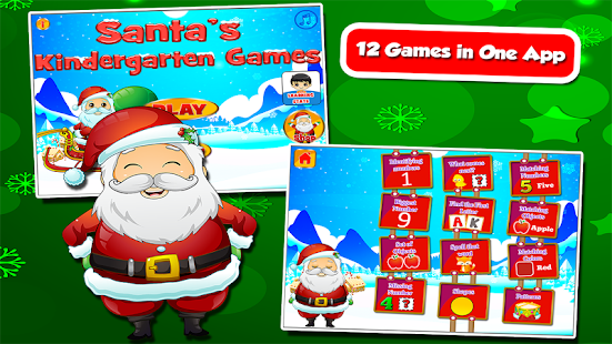 Santa Fun Kindergarten Games Screenshots 0
