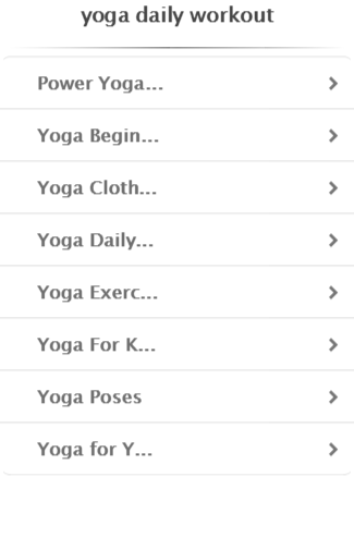 yoga daily workout