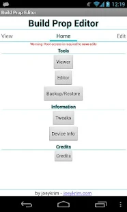 Build Prop Editor - screenshot thumbnail