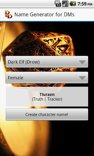 【免費娛樂App】D&D Names Generator-APP點子