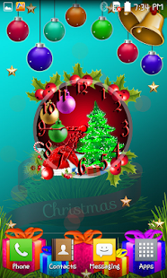 download Christmas Clock live wallpaper free