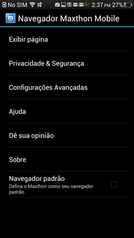 Navegador em Nuvem Maxthon - screenshot