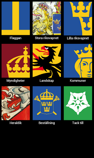 Sveriges symboler - app från Riksarkivet