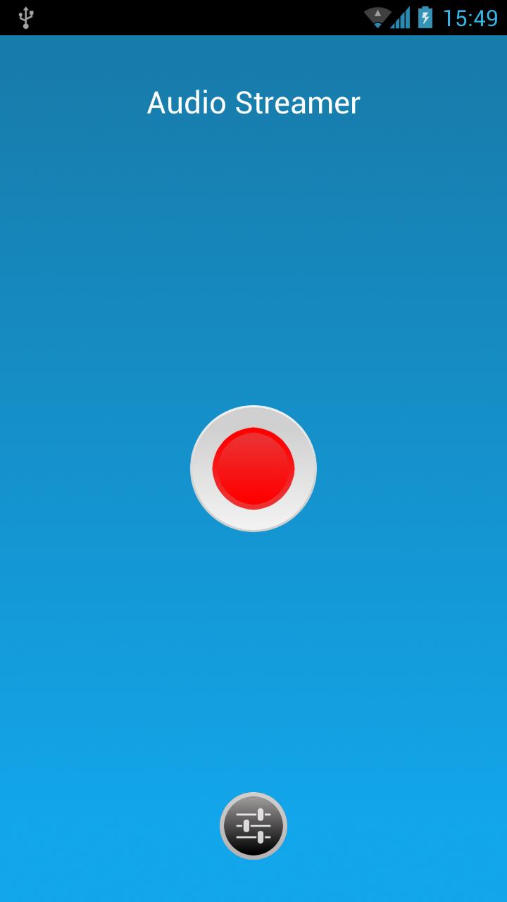 Audio Streamer Screen 1