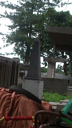 Black Obelisk at Cemetery 