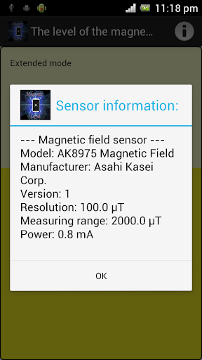 Level of EMR Magnetometer