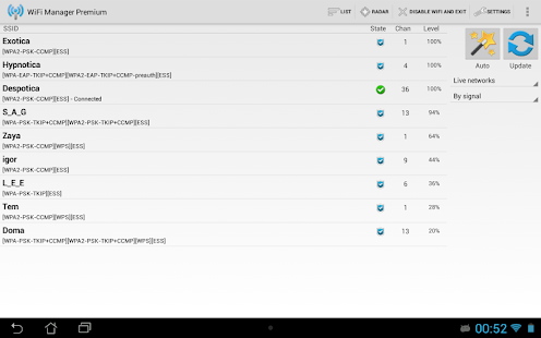 WiFi Manager - screenshot thumbnail