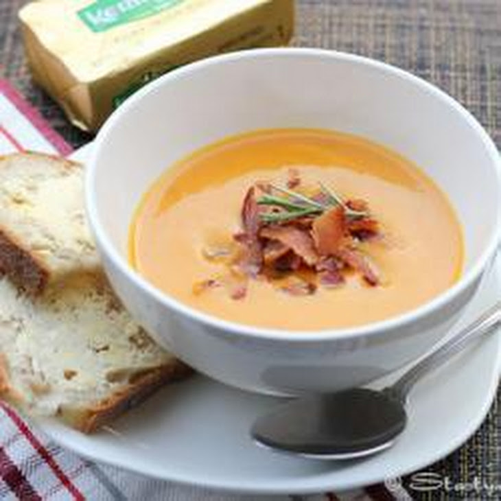 Butternut recipe Squash With bacon soup Soup Bacon squash  butternut Spicy