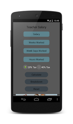 Teacher Salary App