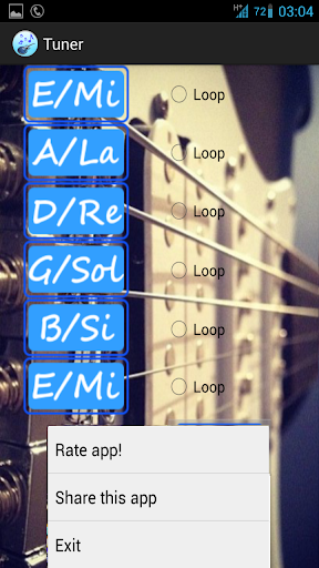 【免費音樂App】Tune guitar by ear Six strings-APP點子