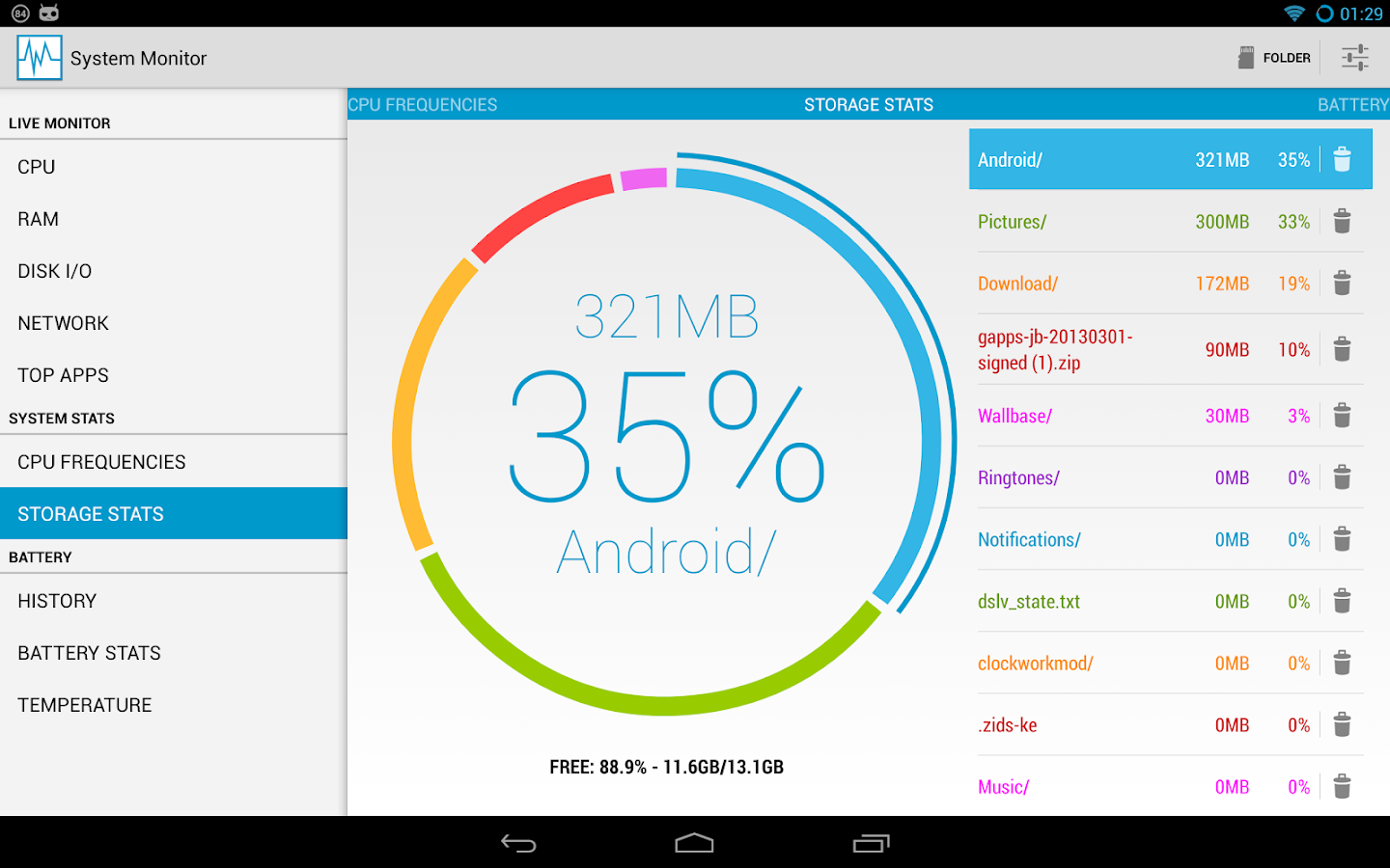 System Monitor - screenshot