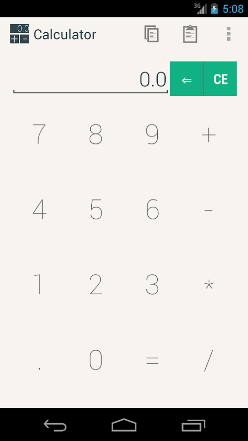 Android application Magic Calculator screenshort