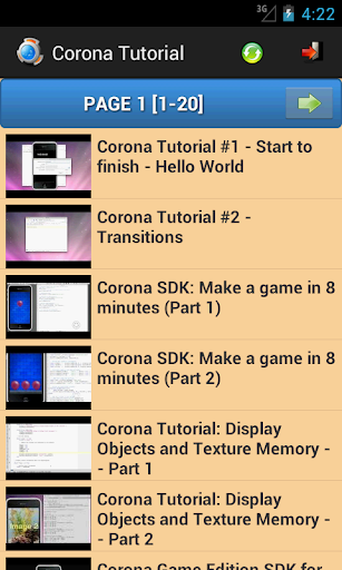 Tutorial for Corona SDK