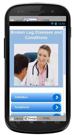 Broken Leg Disease Symptoms
