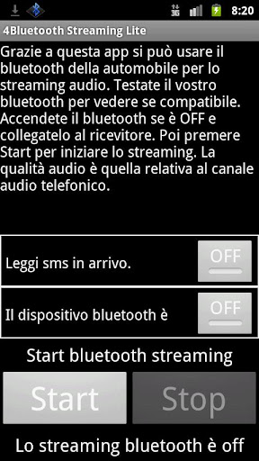 4Bluetooth Streaming Lite