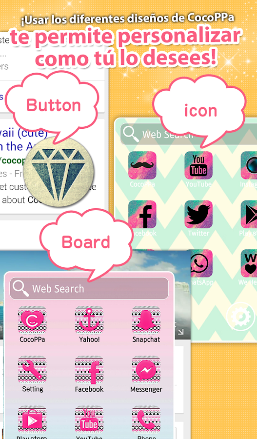 Lanzador de apps★CocoPPa Pot - screenshot