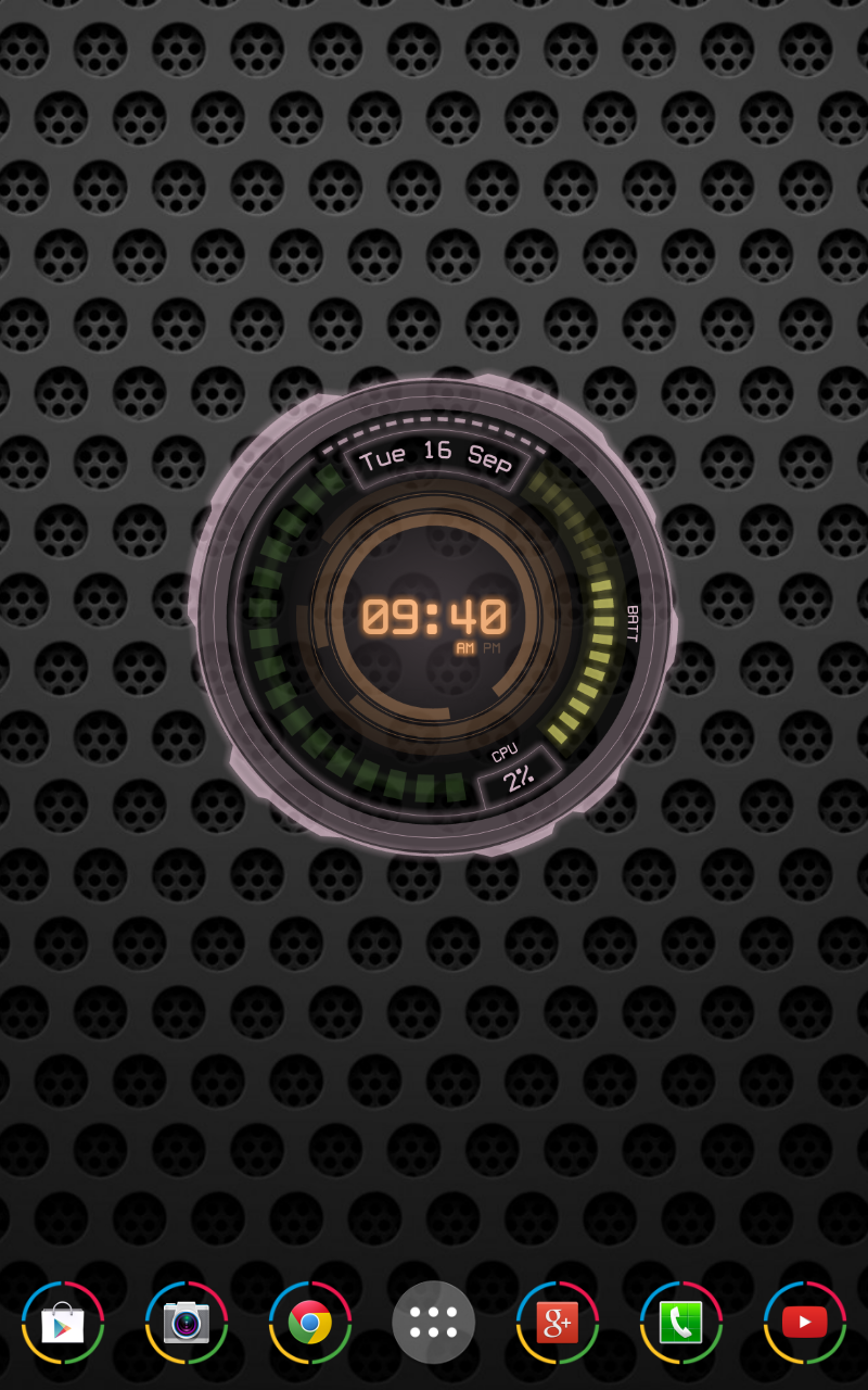 AHL Sci-Fi System Clock (Pro) Screen 2