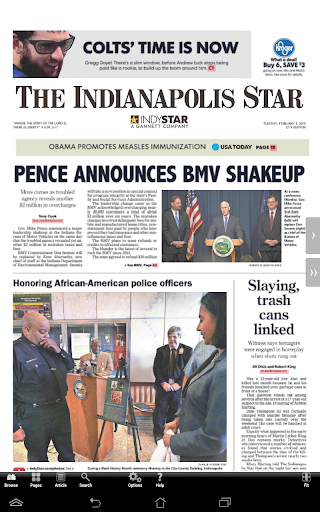 The Indianapolis Star Print