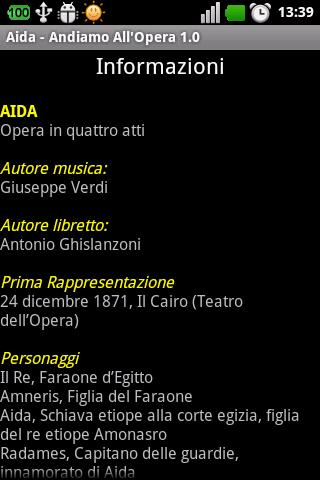 AIDA – Andiamo all’Opera Screen 2