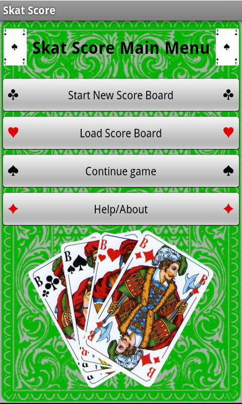 Android application Skat Score screenshort