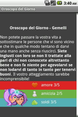 【免費生活App】Oroscopo del Giorno-APP點子