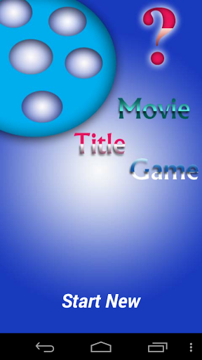 Movie Title Game