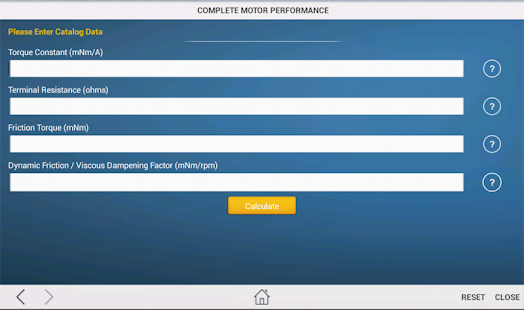   MICROMO "MOTION" Calculator- screenshot thumbnail   