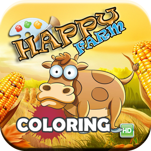 Happy Coloring Farm HD LOGO-APP點子