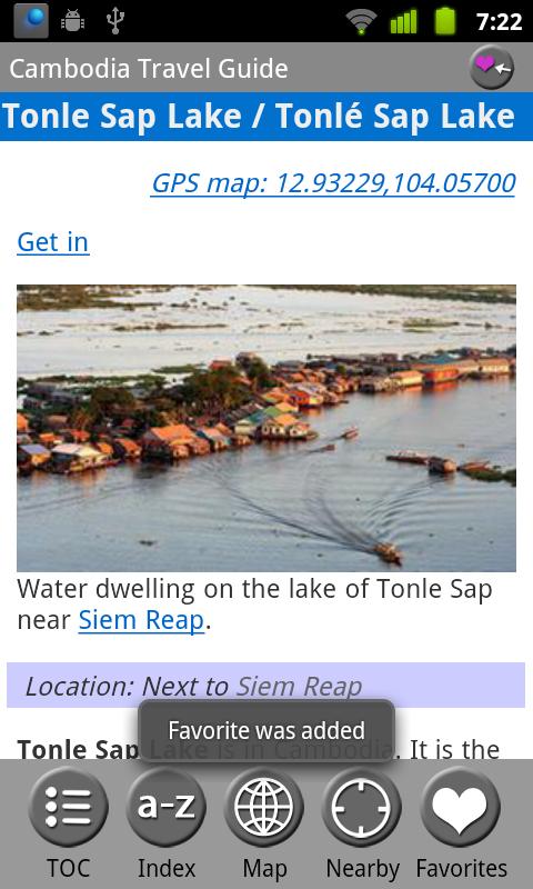 Cambodia - Travel Guide Screen 3