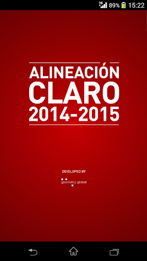 Alineación Claro 2014-2015