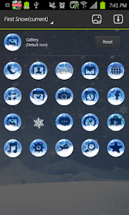 download At a Glance go launcher theme free