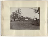 Weg in (mogelijk) een park in Nederlands-Indië