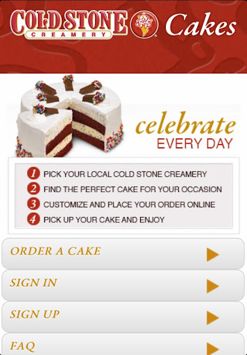 Cold Stone Cakes
