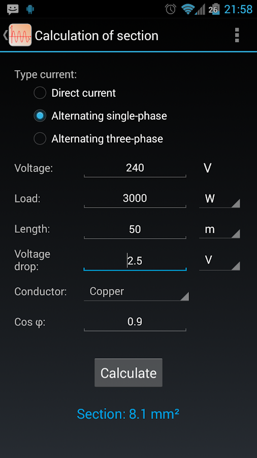 Electrical calculations Android Apps on Google Play