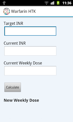 【免費醫療App】Warfarin Dosing HTK-APP點子