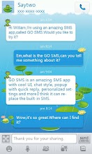 GO SMS Pro Frog Theme APK Download for Android