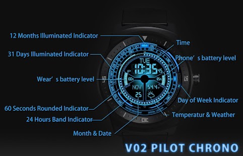 Free V02WatchFace for HUAWEI/Urbane APK