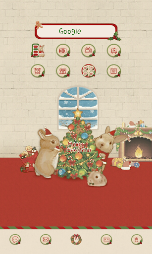 ティーカップウサギ（クリスマス）ドドルランチャーのテーマ