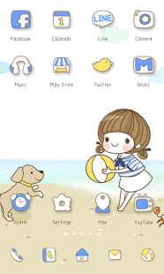 Download Dasom(beach) icon theme APK for PC