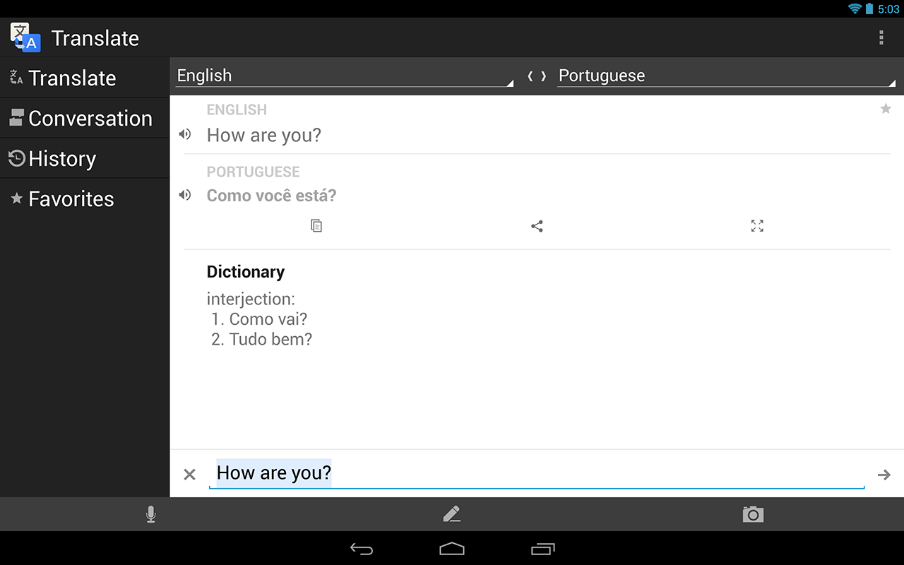 Google Translate Android