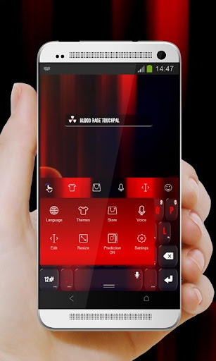 【免費個人化App】血憤怒 TouchPal Theme-APP點子